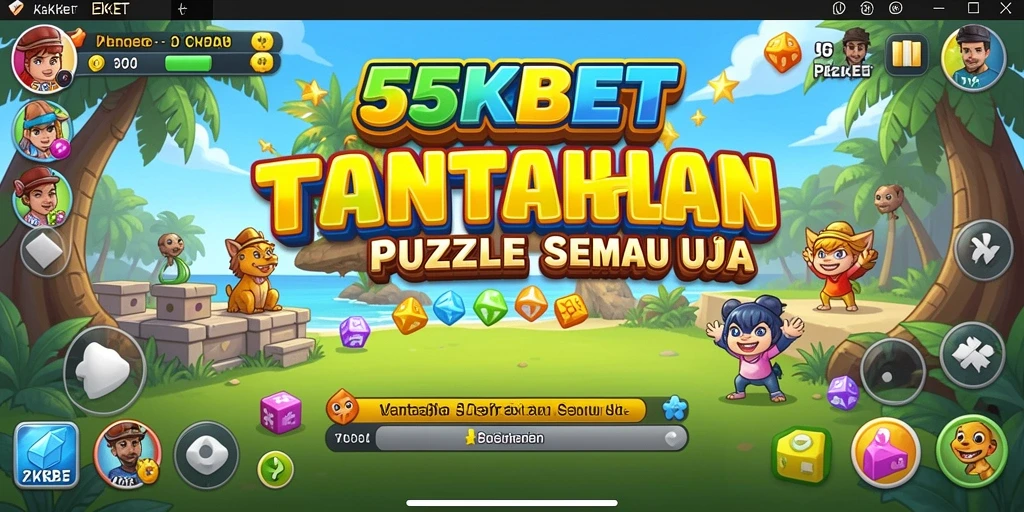 Tampilan gameplay 55KBET yang menarik dan seru.