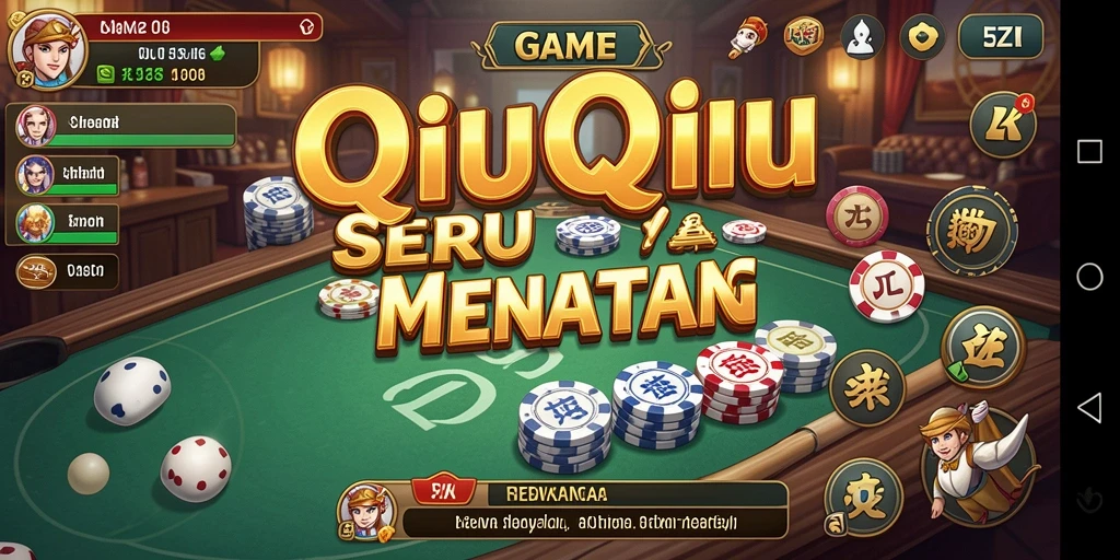 Screenshot utama 5ZK menampilkan gameplay QiuQiu yang seru.