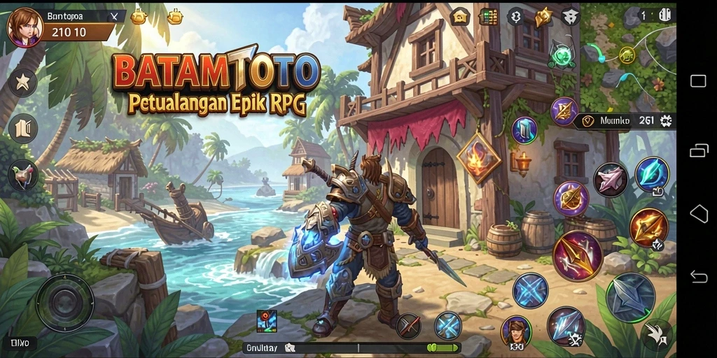 Tampilan gameplay seru di BATAMTOTO dengan karakter unik dan pertarungan mendebarkan.