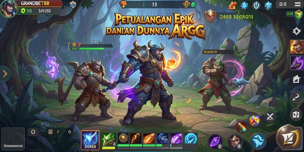Tampilan gameplay epik dari GRANDBET88 yang menakjubkan.