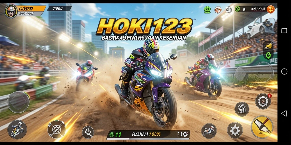 Tangkap momen seru saat balapan motor di HOKI123.