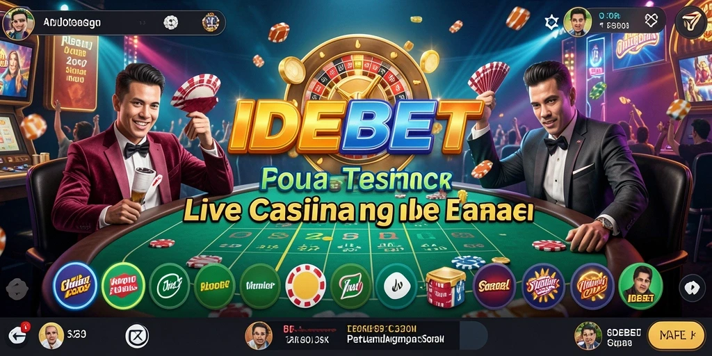 Tampilan gameplay Live Casino yang mengasyikkan di IDEBET.