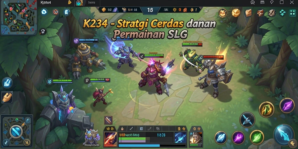 Tampilan gameplay K234 menunjukkan strategi pertempuran yang menarik.