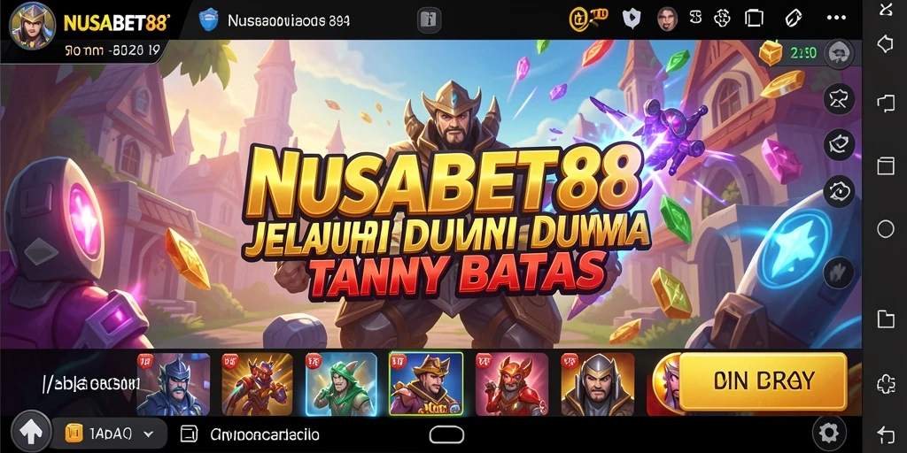Tampilan gameplay NUSABET88 yang menggambarkan pengalaman Open World penuh petualangan.