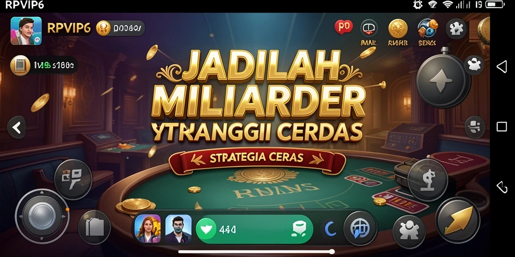Screenshot gameplay RPVIP6 dengan tantangan manajemen bisnis yang seru.