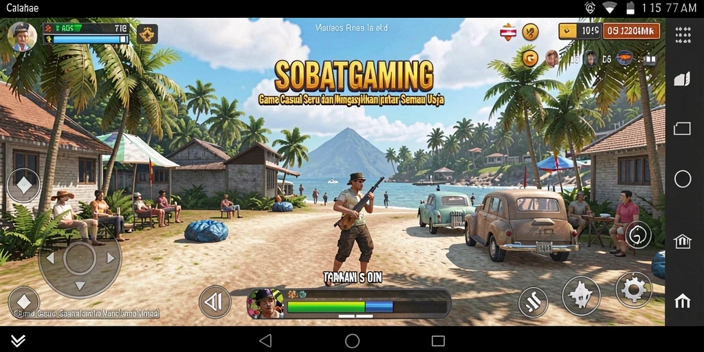 Gameplay seru SOBATGAMING yang penuh tantangan.