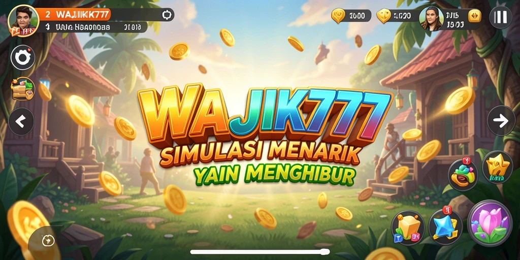 Screenshot utama gameplay WAJIK777 yang mengasyikkan.