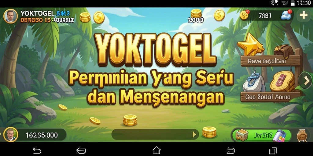 Screenshot gameplay YOKTOGEL yang menarik dan penuh warna.